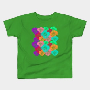 California Poppy Mixture Digital Art Kids T-Shirt
